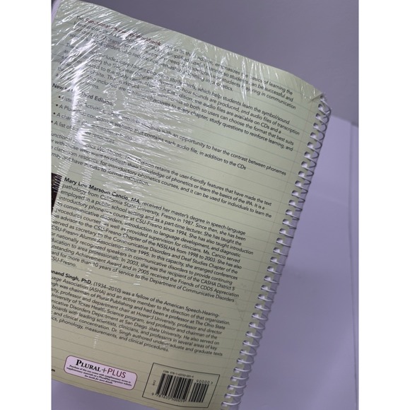 Functional Phonetics Workbook Spiral-bound Mary Lou Marsoun 4 CDs College New - Picture 4 of 4